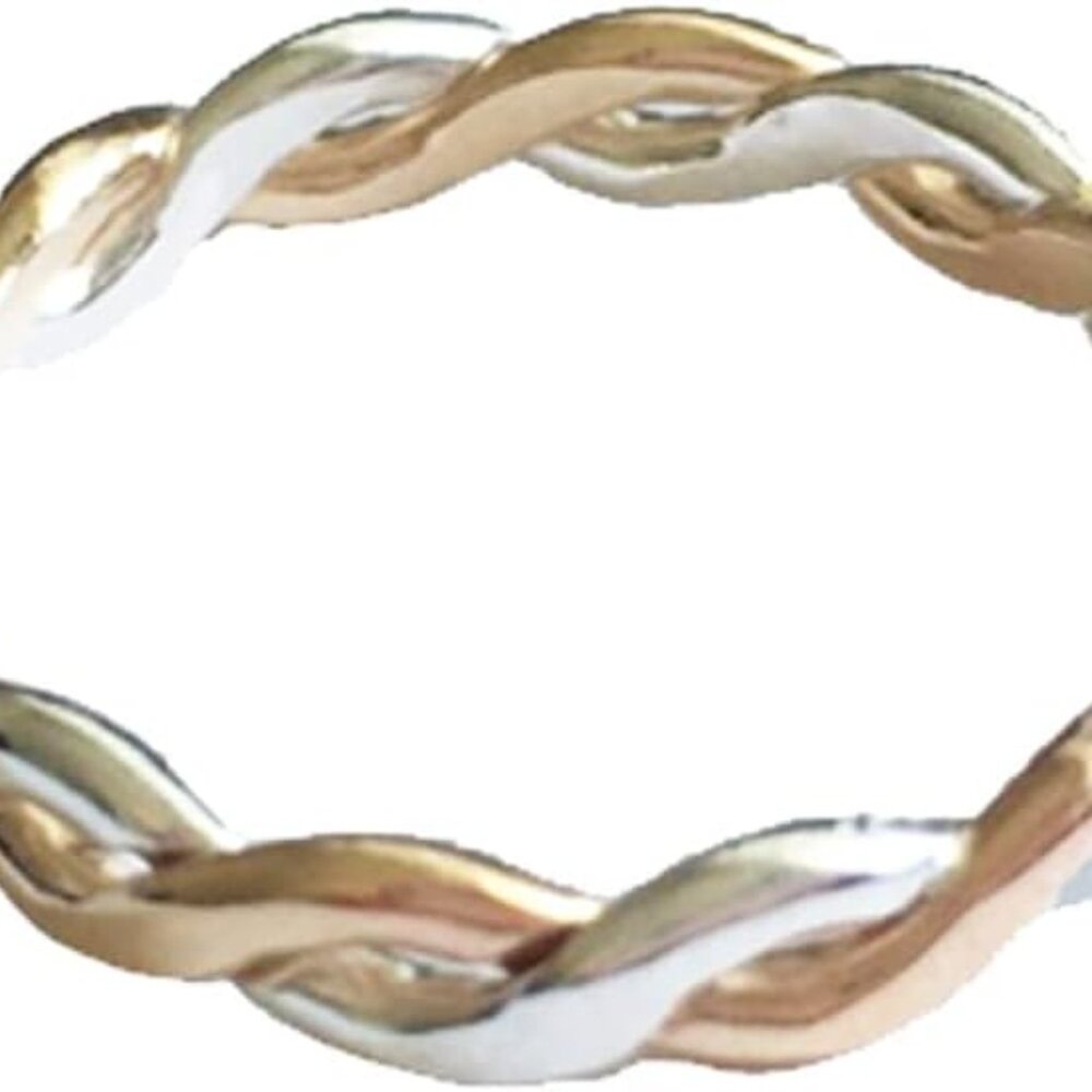 Sterling Silver Gold-Filled Toe Ring Adjustable T… - image 2